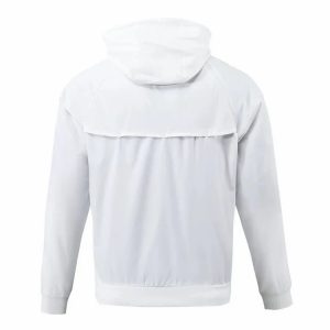 24-25 Corinthians Mens White Hooded Windrunner Jacket