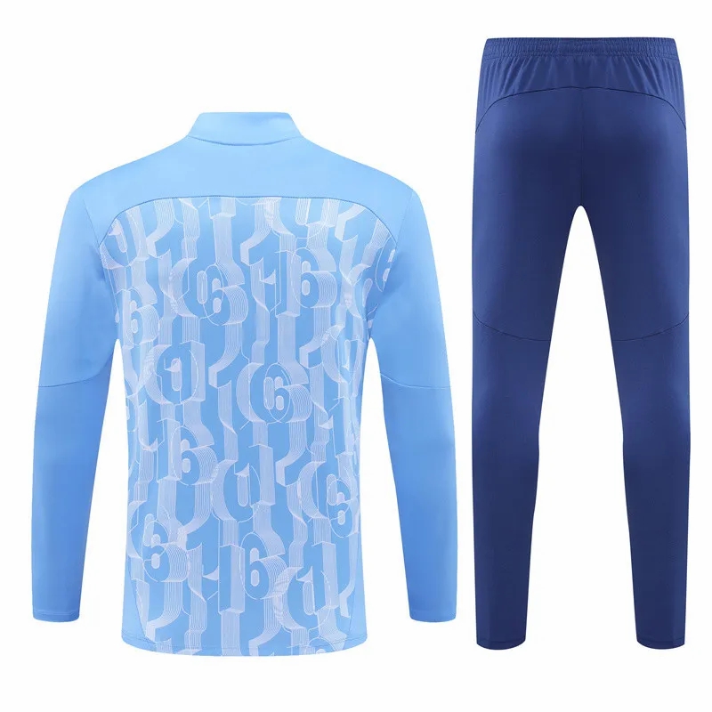 24-25 Manchester City FC Mens Blue Training Technical Tracksuit